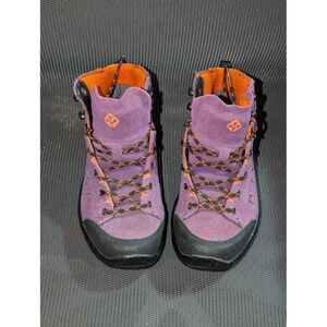 Salamander Hiking Boots Purple Suede Trail Boots Womens Size 6.5 EU 37 Outdoor